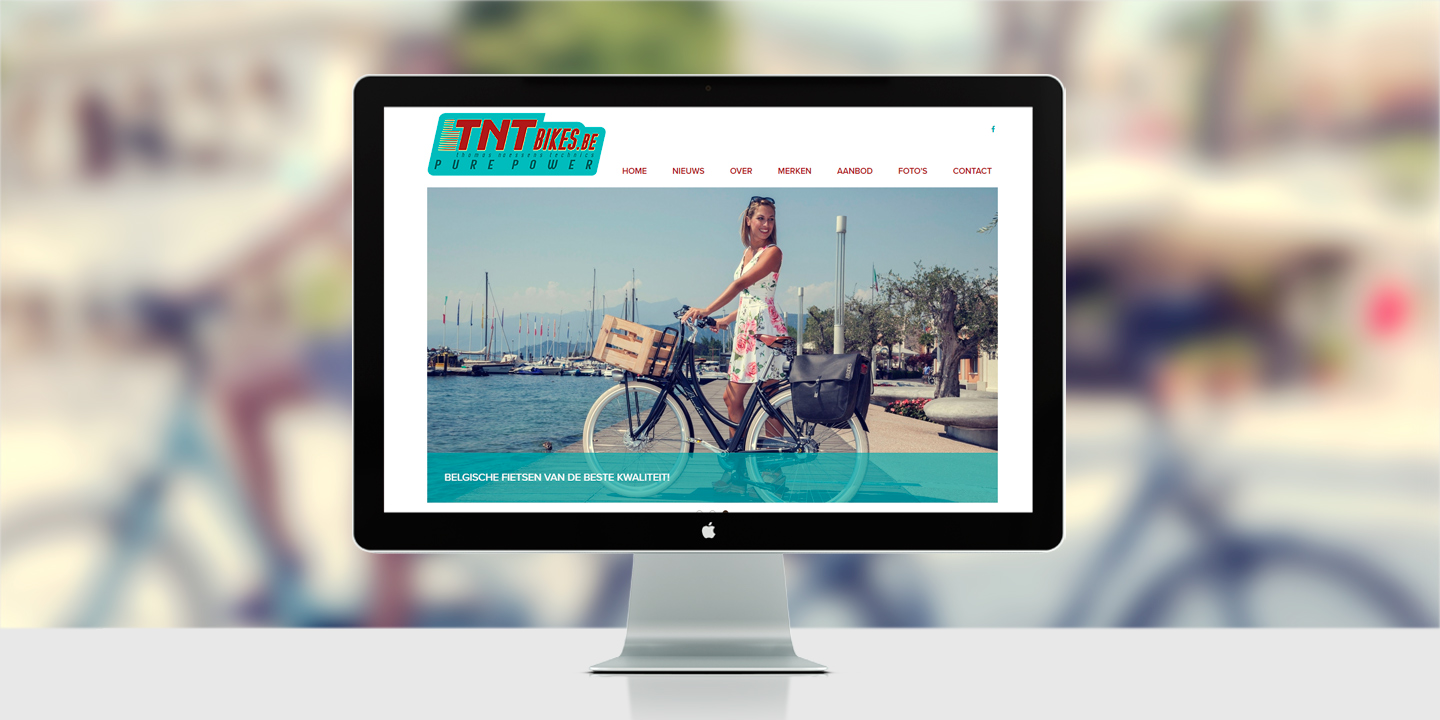 Concept en webdesign TNT Bikes